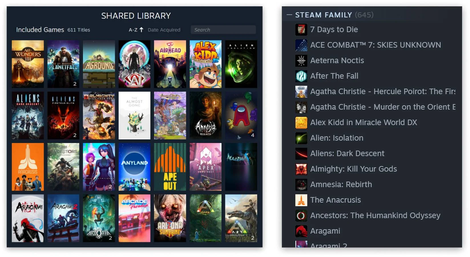 Steam Families исправляет ошибку в совместном доступе к играм