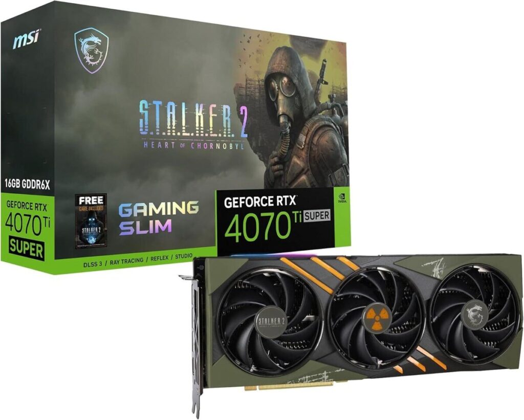 MSI RTX 4070 Ti Super STALKER 2 edition включает игру бесплатно